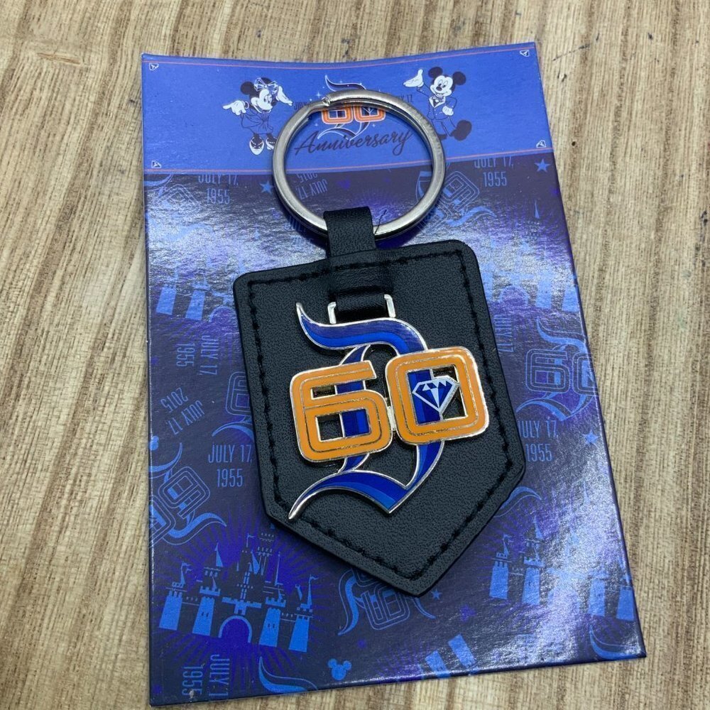 Disneyland Resort 60th Anniversary Key Chain - 2016